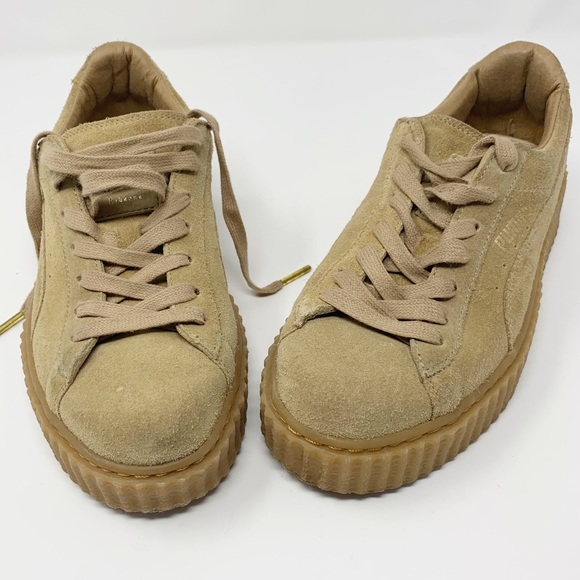 FENTY x Puma Creeper Platform Tan Sneakers 7.5 - Picture 3 of 11